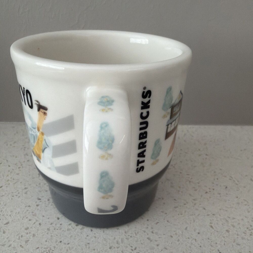 Starbucks Japan Geography Series Tokyo 2016 Mug White Gray Multicolor - Picture 6 of 7